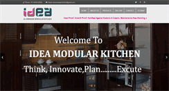 Desktop Screenshot of ideamodularkitchen.com